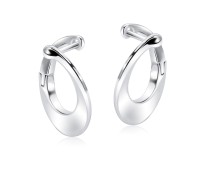 Silver Hoop Earring HO-2592